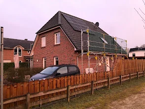 Black solar panels on an Irish home